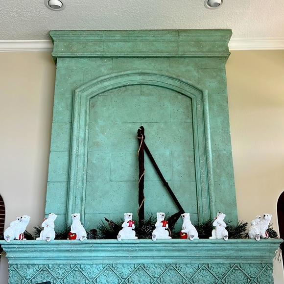 Balsam Hill Polar Bear Family Stocking Hangers - Picture 1 of 6